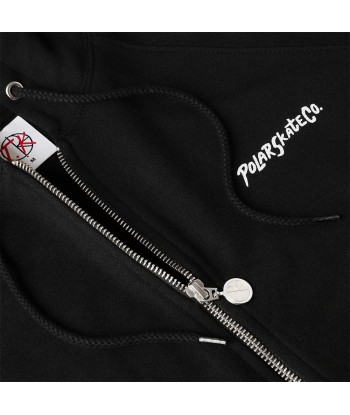 Polar Default Zip Hoodie Sweat Zip A Capuche - Black de France