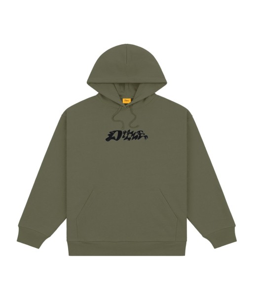 Dime Happy Hoodie Sweat A Capuche - Army Green Le MVP de beaucoup