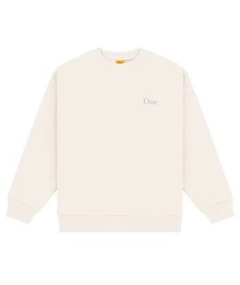 Dime Classic Small Logo Crewneck Sweatshirt - Natural Livraison rapide