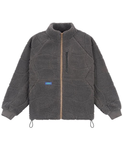 Dime Coverstich Sherpa Fleece Jacket - Charcoal Les magasins à Paris