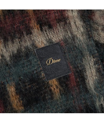 Dime Plaid Mohair Knit Sweatshirt - Black pour bénéficier 