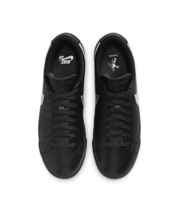 Nike Sb Zoom Blazer Low Pro Qs Dancer - Black / Metallic Silver-Black Hj6703-001 solde