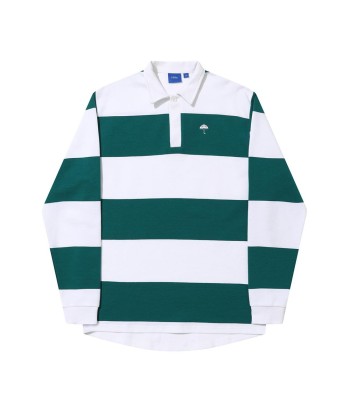 Helas Yard Ls Polo Manches Longues - White / Green 2024