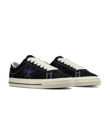 Converse Cons X Quartersnacks One Star Pro Ox - Black / Egret / Hyper Blue Paris Déstockage Promo