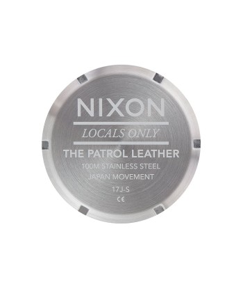 Montre Nixon Patrol Leather - Navy / Saddle les ligaments