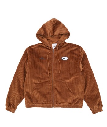 Nike SB Full Zip Hood Cord Jacket - British Tan / Armory Navy brillant des détails fins