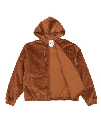 Nike SB Full Zip Hood Cord Jacket - British Tan / Armory Navy brillant des détails fins