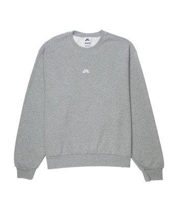 Nike SB Fleece Crew Essential Logo Sweatshirt - Dark Grey Heather prix