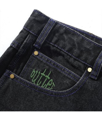 Butter Spider Denim Jeans Pantalon - Washed Black s'inspire de l'anatomie humaine