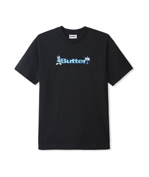 Butter Quest Logo T-Shirt - Black Comparez et commandez 