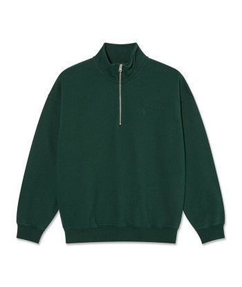 Polar Frankie Half Zip Sweater - Dark Emerald livraison gratuite