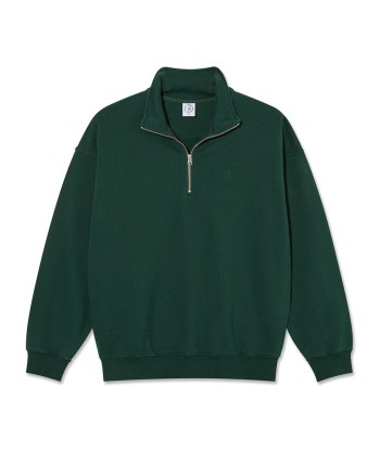 Polar Frankie Half Zip Sweater - Dark Emerald livraison gratuite