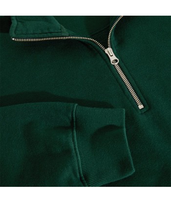 Polar Frankie Half Zip Sweater - Dark Emerald livraison gratuite