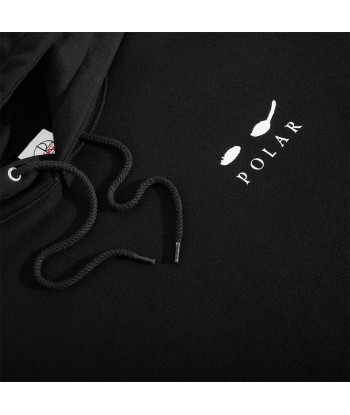 Polar Dave Hoodie Discotheque Sweat A Capuche - Black Les magasins à Paris et en Île-de-France