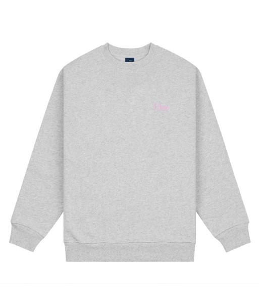 Dime Classic Small Logo Crewneck Sweatshirt - Heather Gray l'achat 