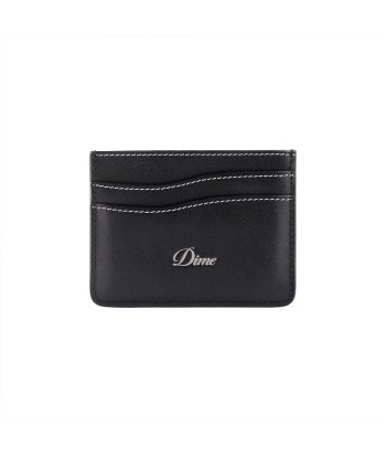 Dime Crusive Cardholder - Black Leather destockage