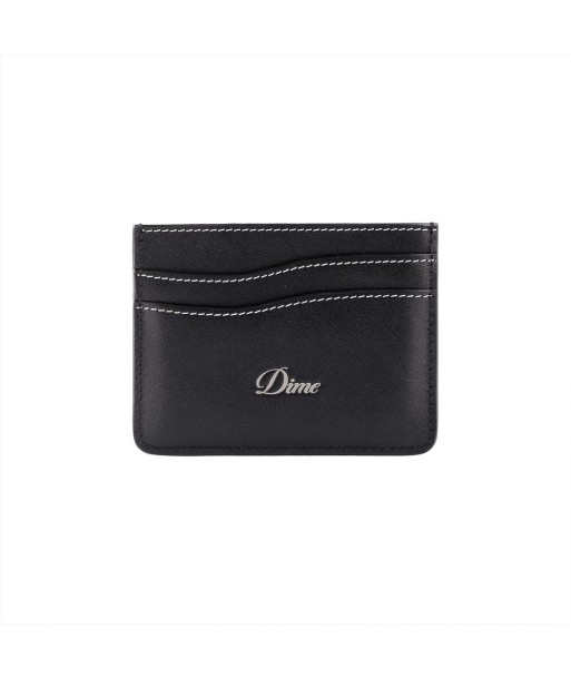 Dime Crusive Cardholder - Black Leather destockage