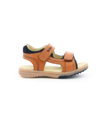 KICKERS PLATINO camel Sandales Nu Pieds de pas cher