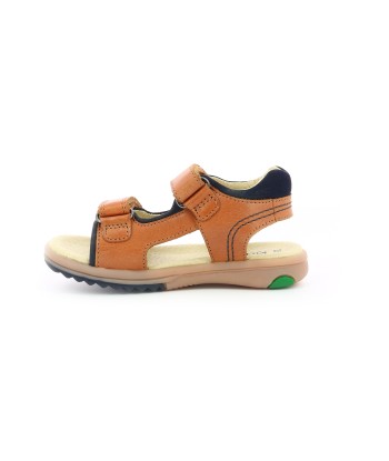 KICKERS PLATINO camel Sandales Nu Pieds de pas cher