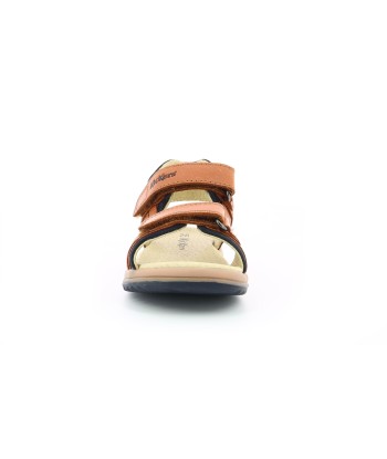 KICKERS PLATINO camel Sandales Nu Pieds de pas cher