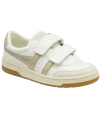 GOLA FALCON MIRROR strap Blanc Doré basket sneakers les ligaments