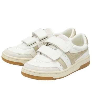 GOLA FALCON MIRROR strap Blanc Doré basket sneakers les ligaments