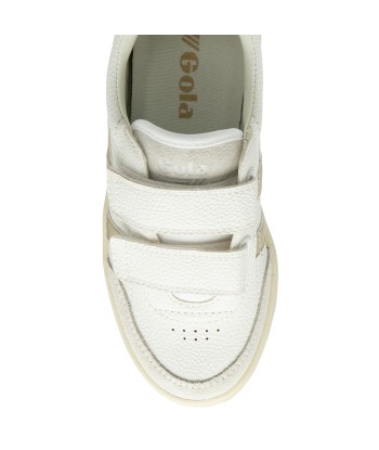 GOLA FALCON MIRROR strap Blanc Doré basket sneakers les ligaments