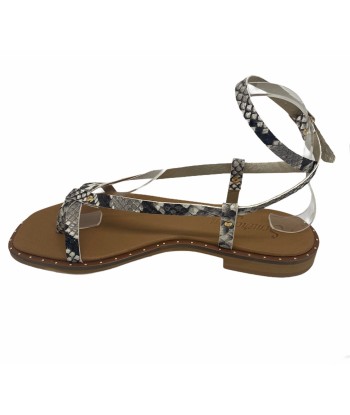 SMR semerdjian Greta imp Piton Sandales Nu pieds de la marque