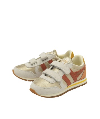 GOLA DAYTONA BLAZE STRAP  Or Orange Sneakers Baskets Les êtres humains sont 