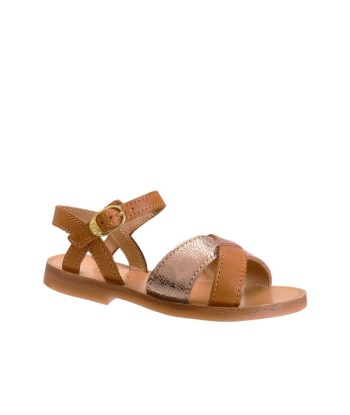 BABYBOTTE YOLA Cognac sandales nu pieds soldes