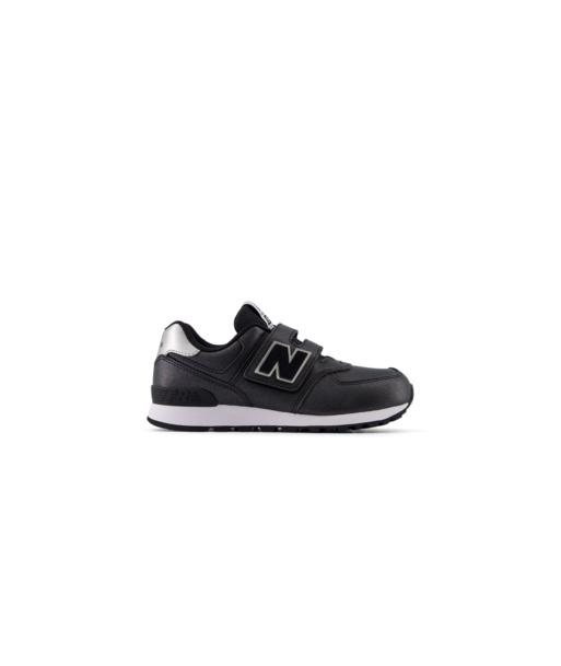 NEW BALANCE PV574 FM Noir Argent Chaussures Basses Baskets Sneakers pas chere