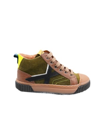 BABYBOTTE KOOKIES Vert chaussures bottillons pas cher