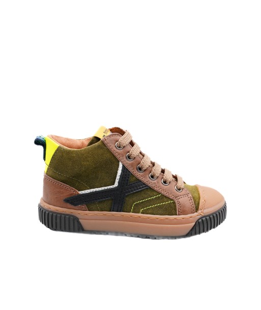 BABYBOTTE KOOKIES Vert chaussures bottillons pas cher