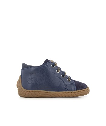 SHOO POM WOOD ZIP BASE Navy bottillons 2024