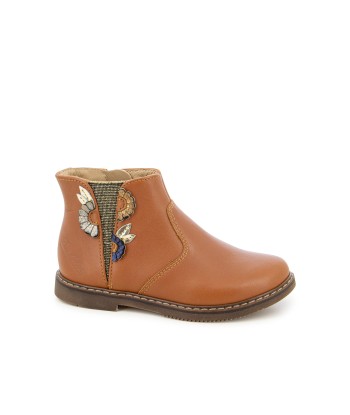 POM D'API CITY MULTI DAISY camel doré bottines de la marque