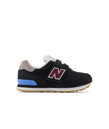 NEW BALANCE PV515 noir bleu sneakers baskets brillant des détails fins