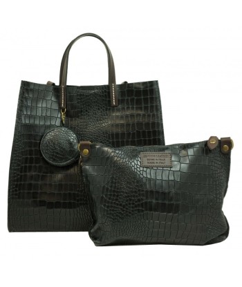 Sac Mini Cabas Noir Croco Zoella D2601 hantent personnes