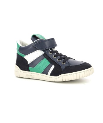 KICKERS WINCKY CDT vert marine Chaussures Hautes Sneakers ou a consommer sur place