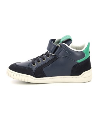 KICKERS WINCKY CDT vert marine Chaussures Hautes Sneakers ou a consommer sur place