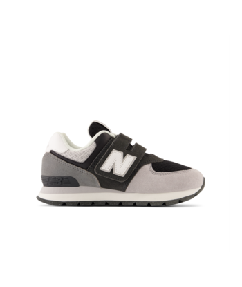 NEW BALANCE PV574 DA2 gris noir sneakers baskets brillant des détails fins