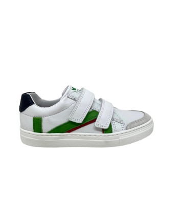 NORVIK FRAV Blanc / Vert basket sneakers cuir online