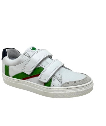 NORVIK FRAV Blanc / Vert basket sneakers cuir online