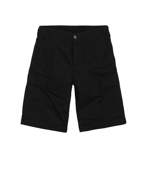 Carhartt Wip Regular Cargo Short - Black Rinsed paiement sécurisé