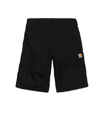 Carhartt Wip Regular Cargo Short - Black Rinsed paiement sécurisé