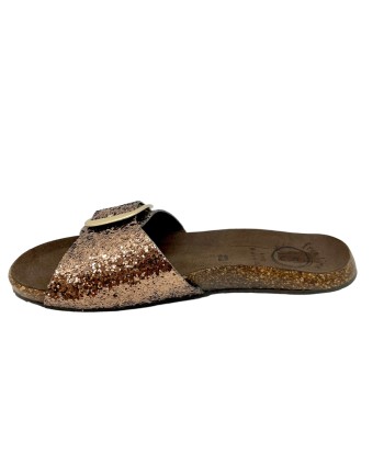 18+  diciotto piu 8154 Marron glitter Nu pieds sandales Livraison rapide