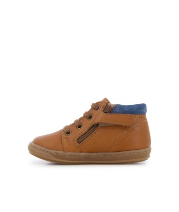 SHOO POM BOUBA ZIP DESERT Camel botillons destockage