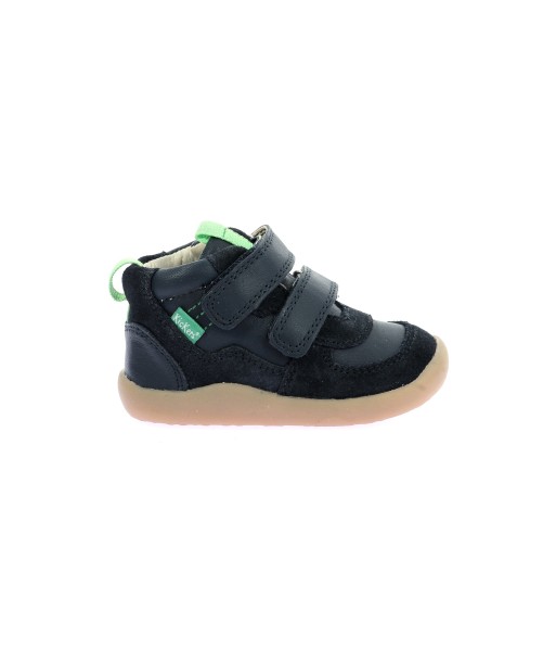 KICKERS KICKFRESHO Marine bottillons Premiers pas barefoot les ligaments