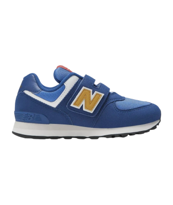 NEW BALANCE PV574 HBG Bleu Jaune sneakers baskets de technologie