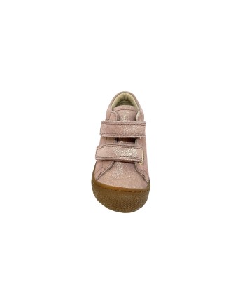 NATURINO COCOON velcro suede glitter rose botillons france