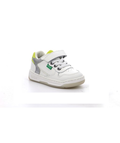 KICKERS KICKELSEY Blanc Argent Jaune sneakers 2 - 3 jours ouvrés.